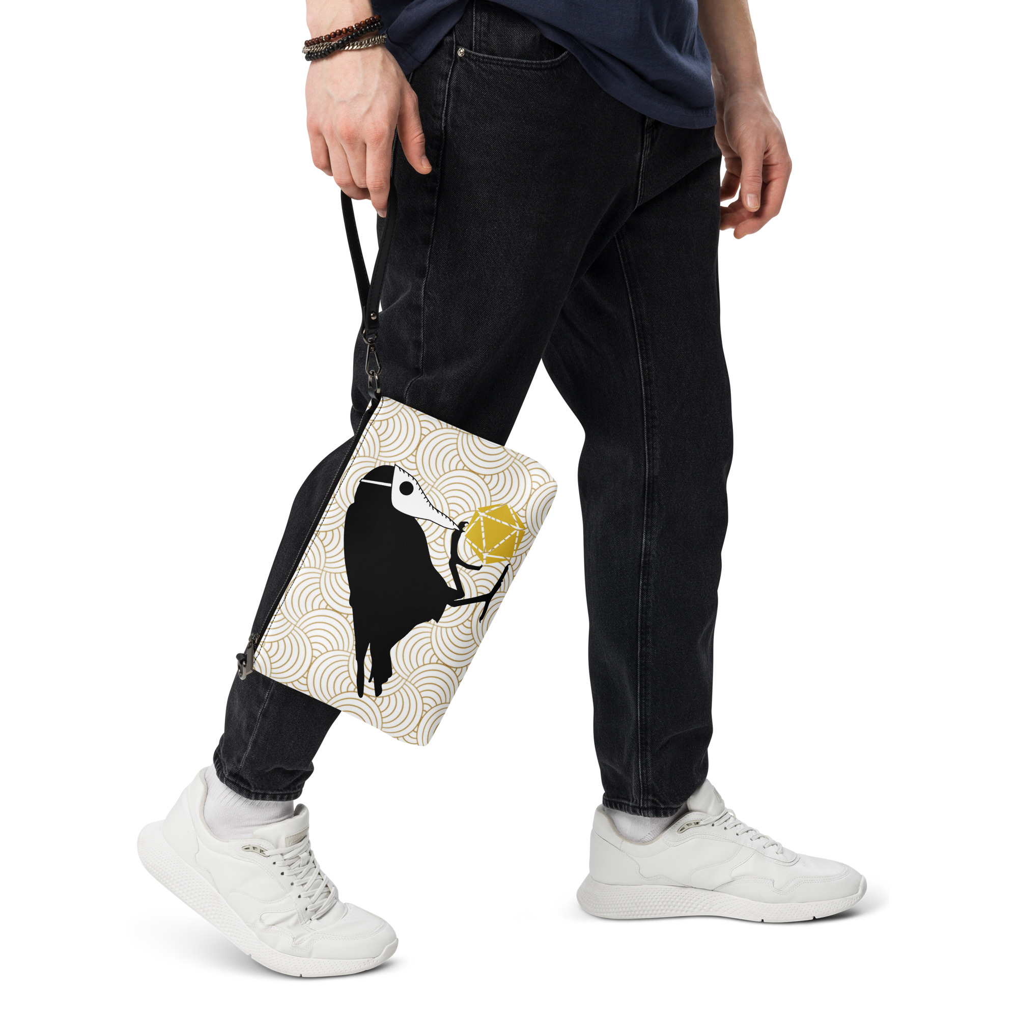 Plague Doctor Art Deco Crossbody Bag - Image 2