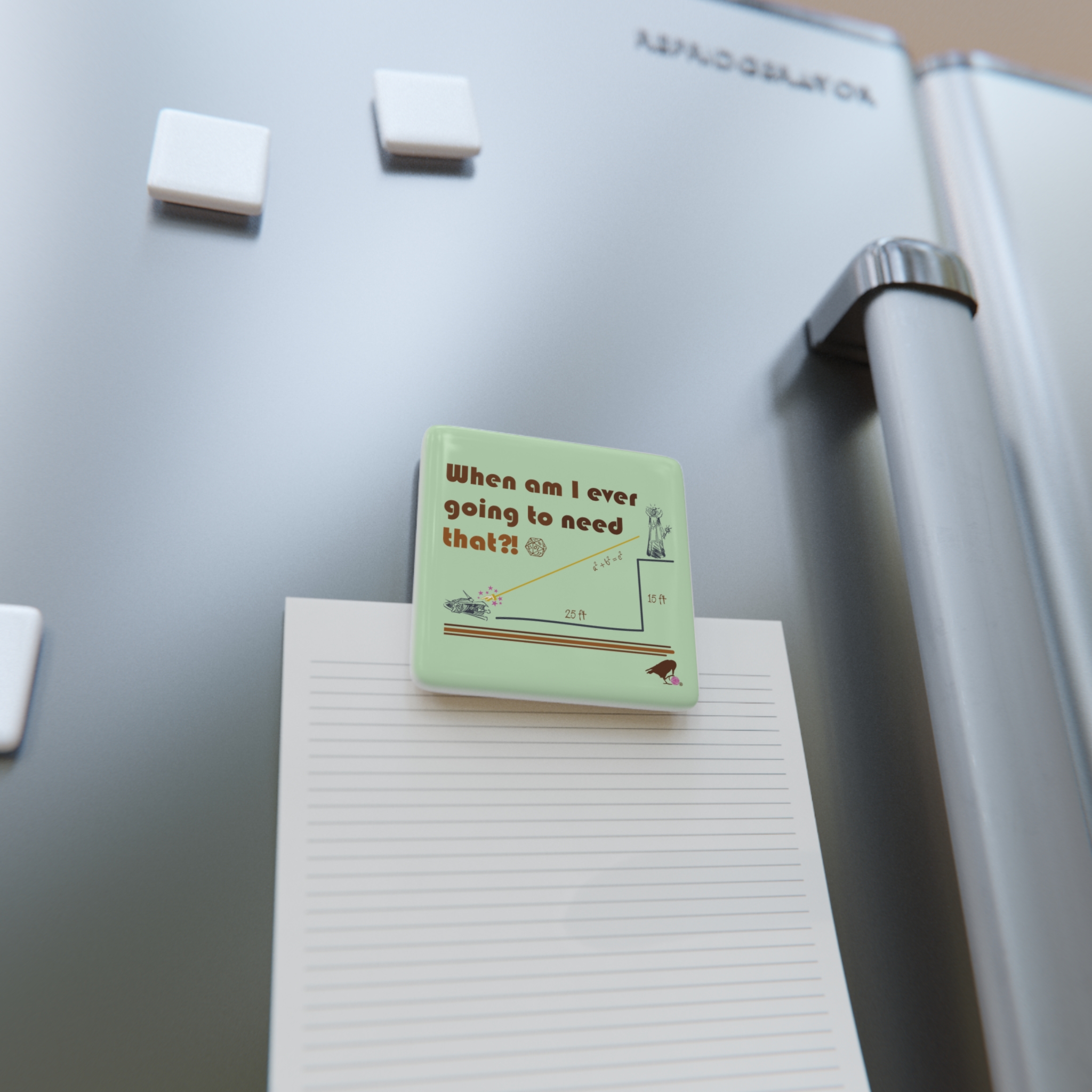 Pythagoras Porcelain Magnet (green) - Image 4