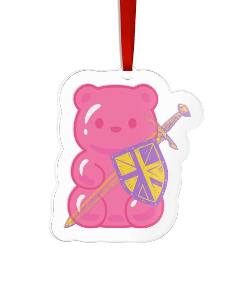Adventure Bear Acrylic Ornament