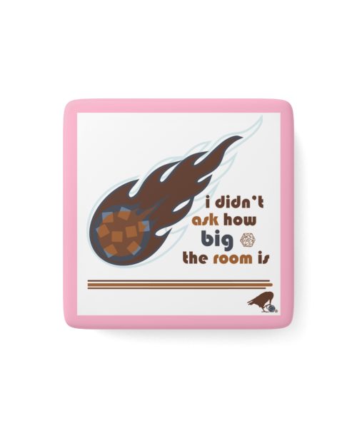 Fireball Porcelain Magnet (border)