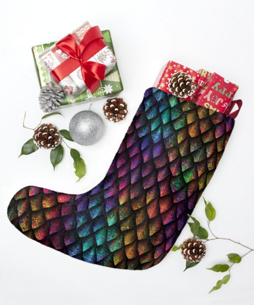 Dragonscale Christmas Stocking